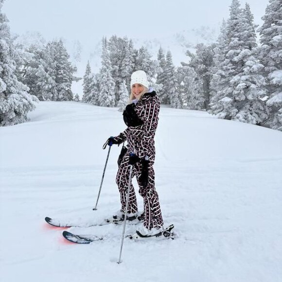 FREE PEOPLE Movement All Prepped Printed SKI SUIT Sz S Waterproof Insulated NEW - Picture 13 of 13